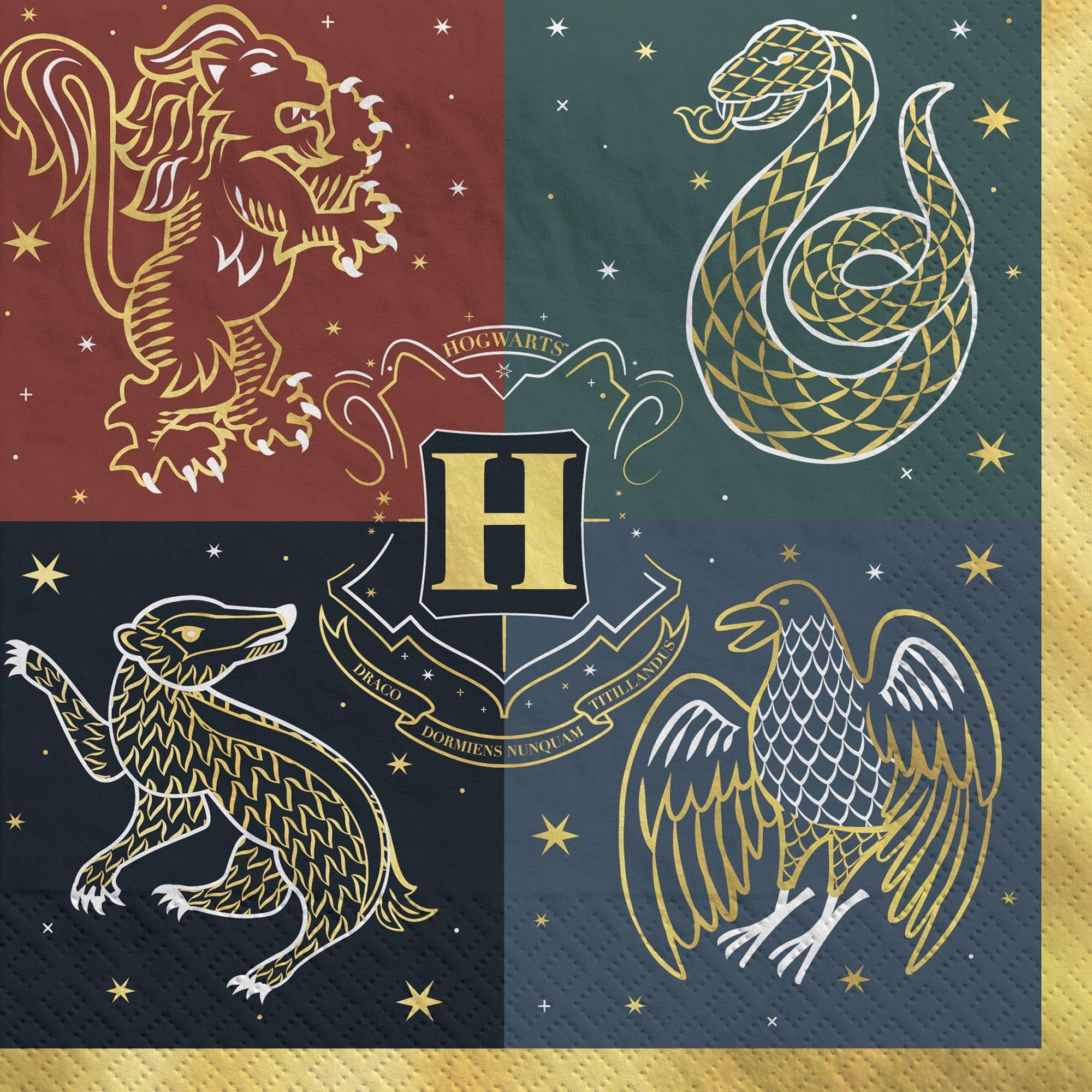 Foto 2 pulgar | Servilletas De Papel Para Fiestas Amscan Harry Potter Hogwarts United - Venta Internacional.
