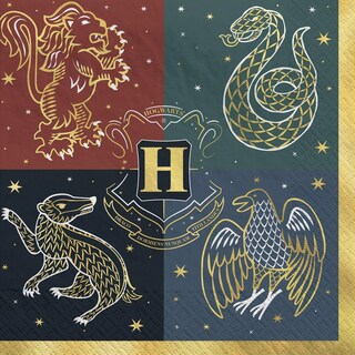 Foto 1 | Servilletas De Papel Para Fiestas Amscan Harry Potter Hogwarts United - Venta Internacional.