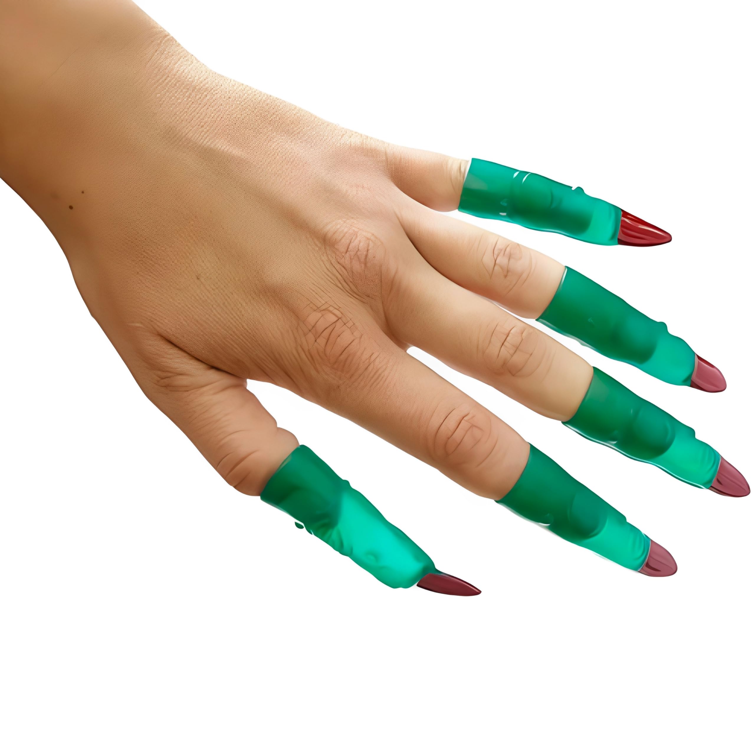 Foto 3 pulgar | Accesorio Para Halloween Amscan Plastic Witch Finger, Color Verde - Venta Internacional.