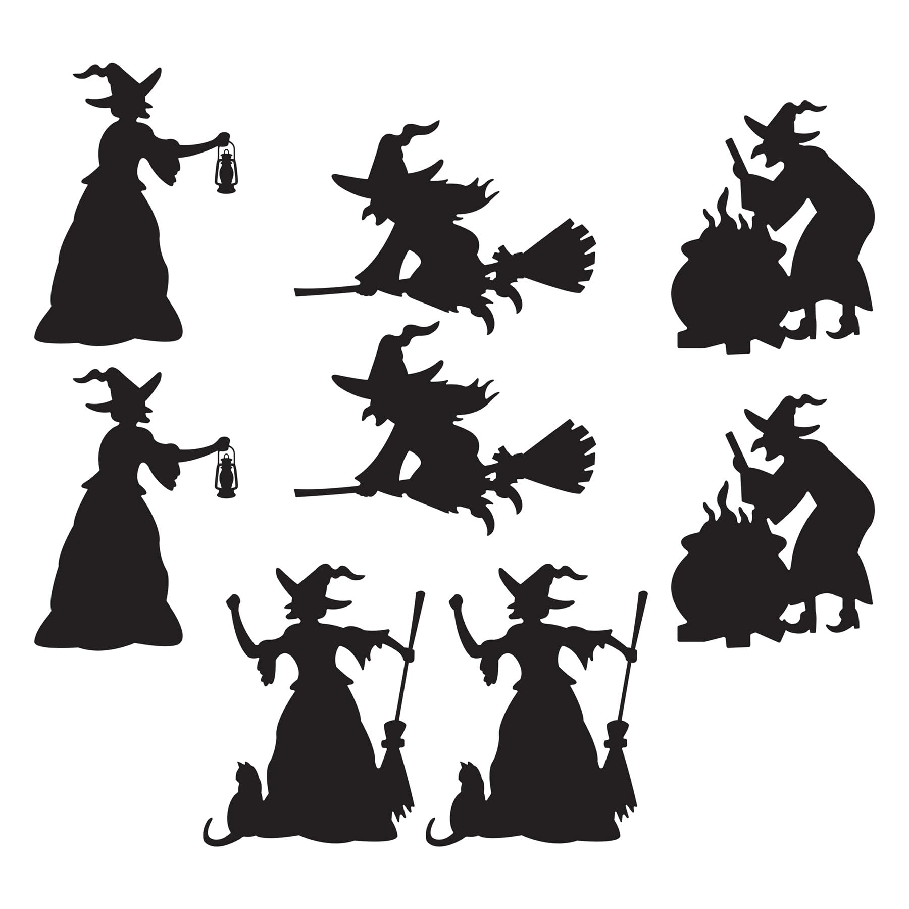 Foto 1 | Decoraciones Para Fiestas De Halloween Con Forma De Beistle, Diseño De Bruja Negra - Venta Internacional.