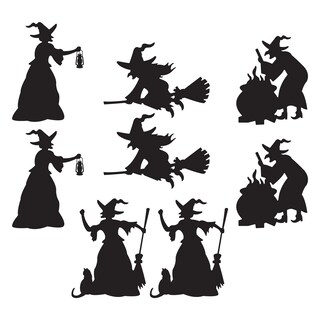 Foto 1 | Decoraciones Para Fiestas De Halloween Con Forma De Beistle, Diseño De Bruja Negra - Venta Internacional.