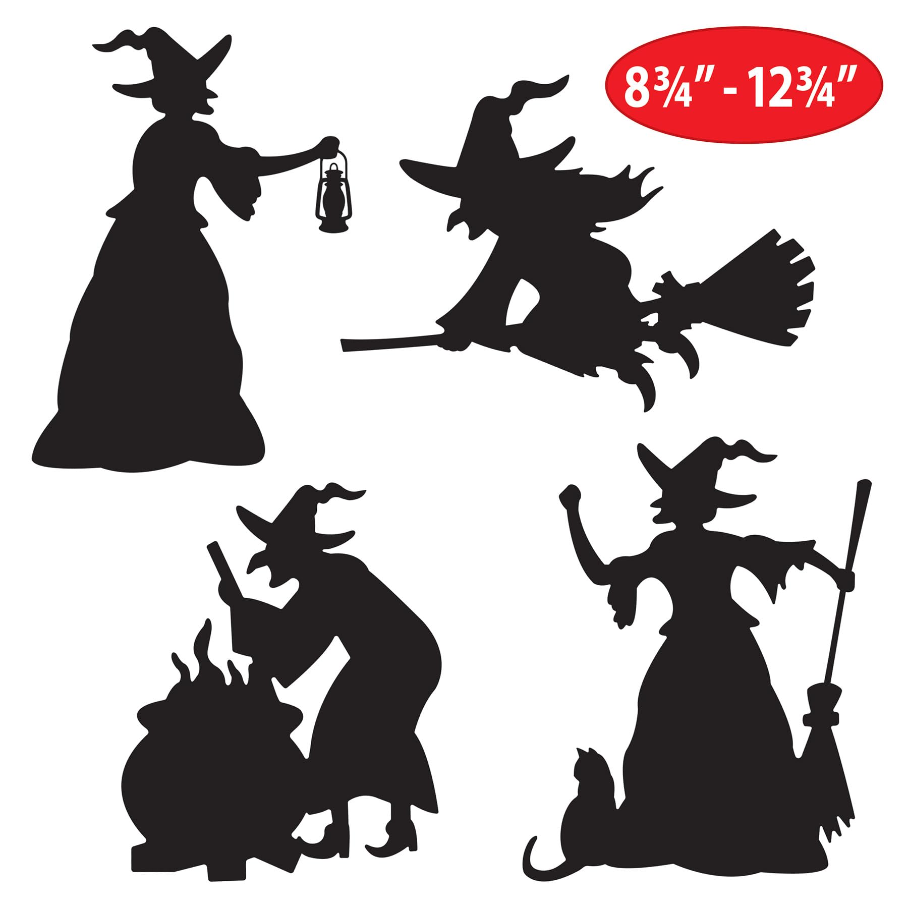 Foto 3 pulgar | Decoraciones Para Fiestas De Halloween Con Forma De Beistle, Diseño De Bruja Negra - Venta Internacional.
