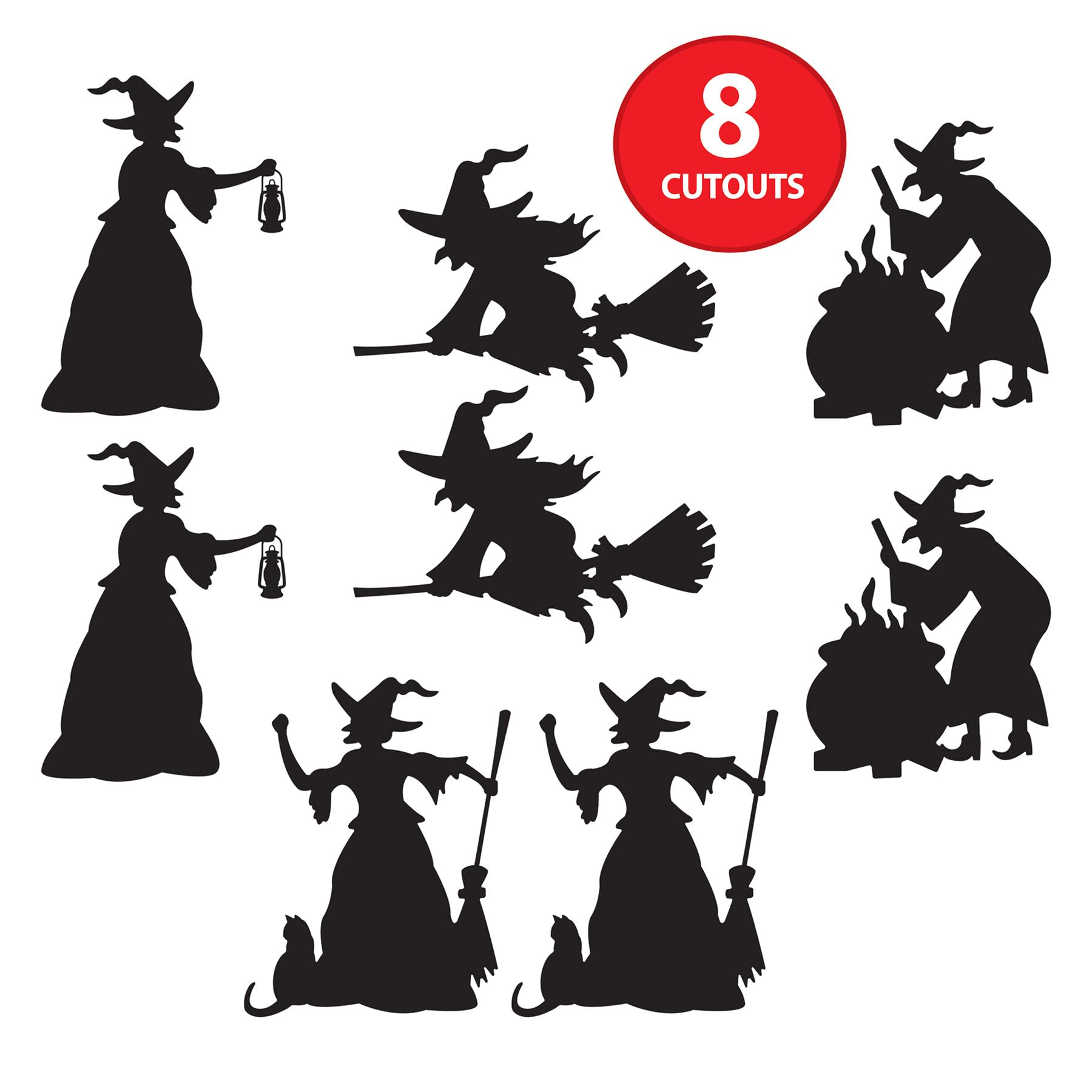 Foto 4 pulgar | Decoraciones Para Fiestas De Halloween Con Forma De Beistle, Diseño De Bruja Negra - Venta Internacional.