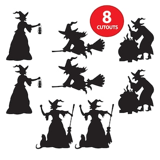 Foto 3 | Decoraciones Para Fiestas De Halloween Con Forma De Beistle, Diseño De Bruja Negra - Venta Internacional.