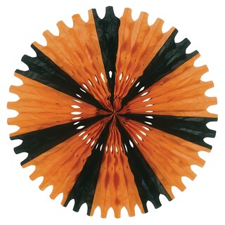 Foto 1 | Tissue Fan Beistle Naranja Y Negro Para Fiesta De Halloween - Venta Internacional.