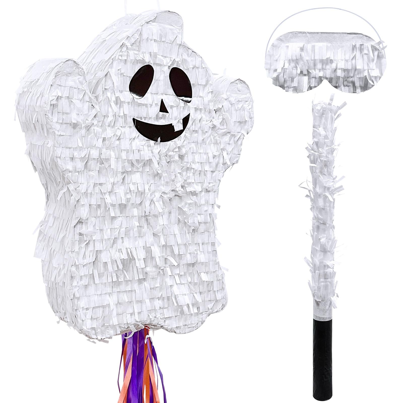 Foto 1 | Piñata Turnmeon Halloween Ghost Con Bastones Y Venda En Los Ojos  40 X 30 Cm - Venta Internacional.