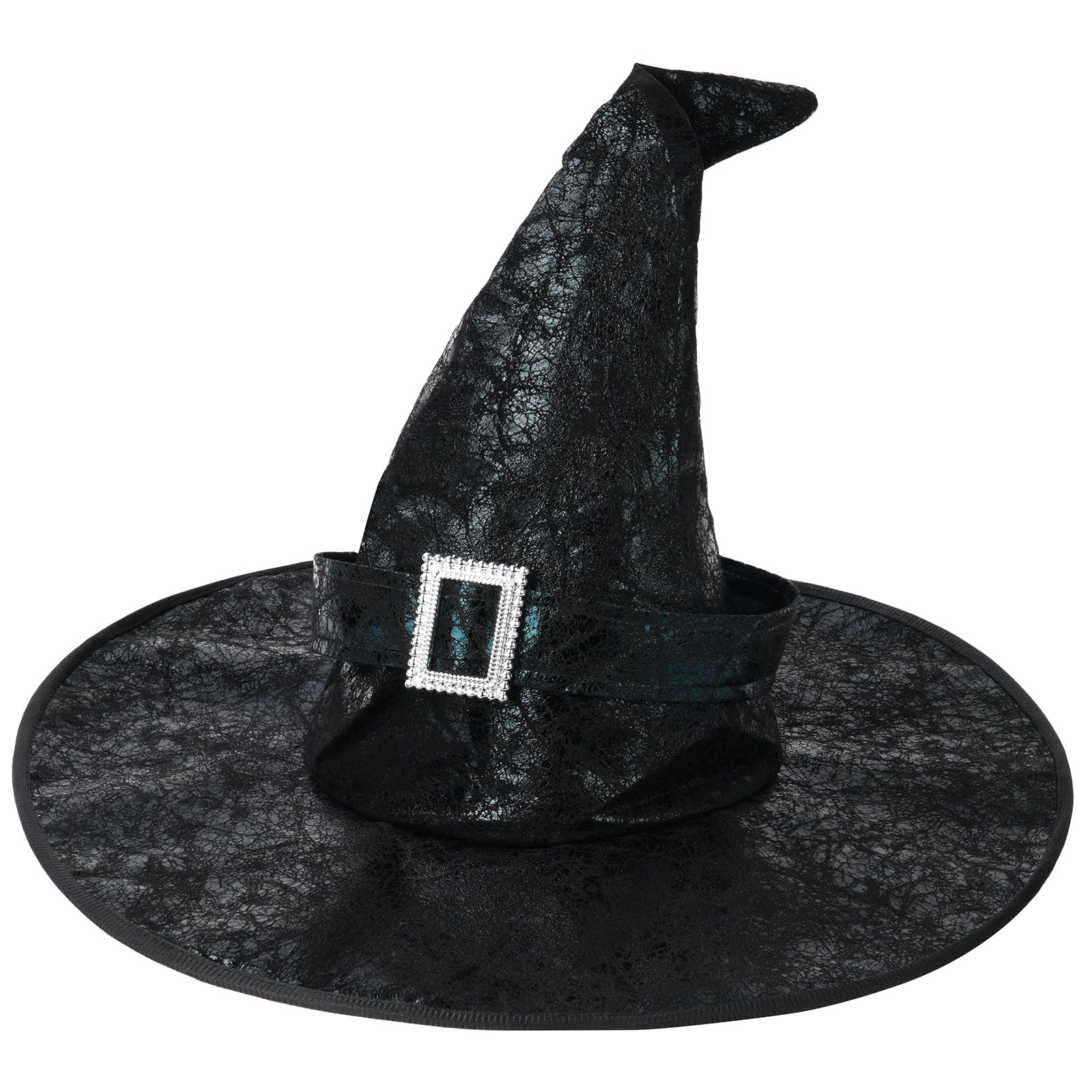 Foto 2 pulgar | Sombrero De Bruja Aomig De Piel Sintética Negra Para Mujer  Halloween - Venta Internacional.