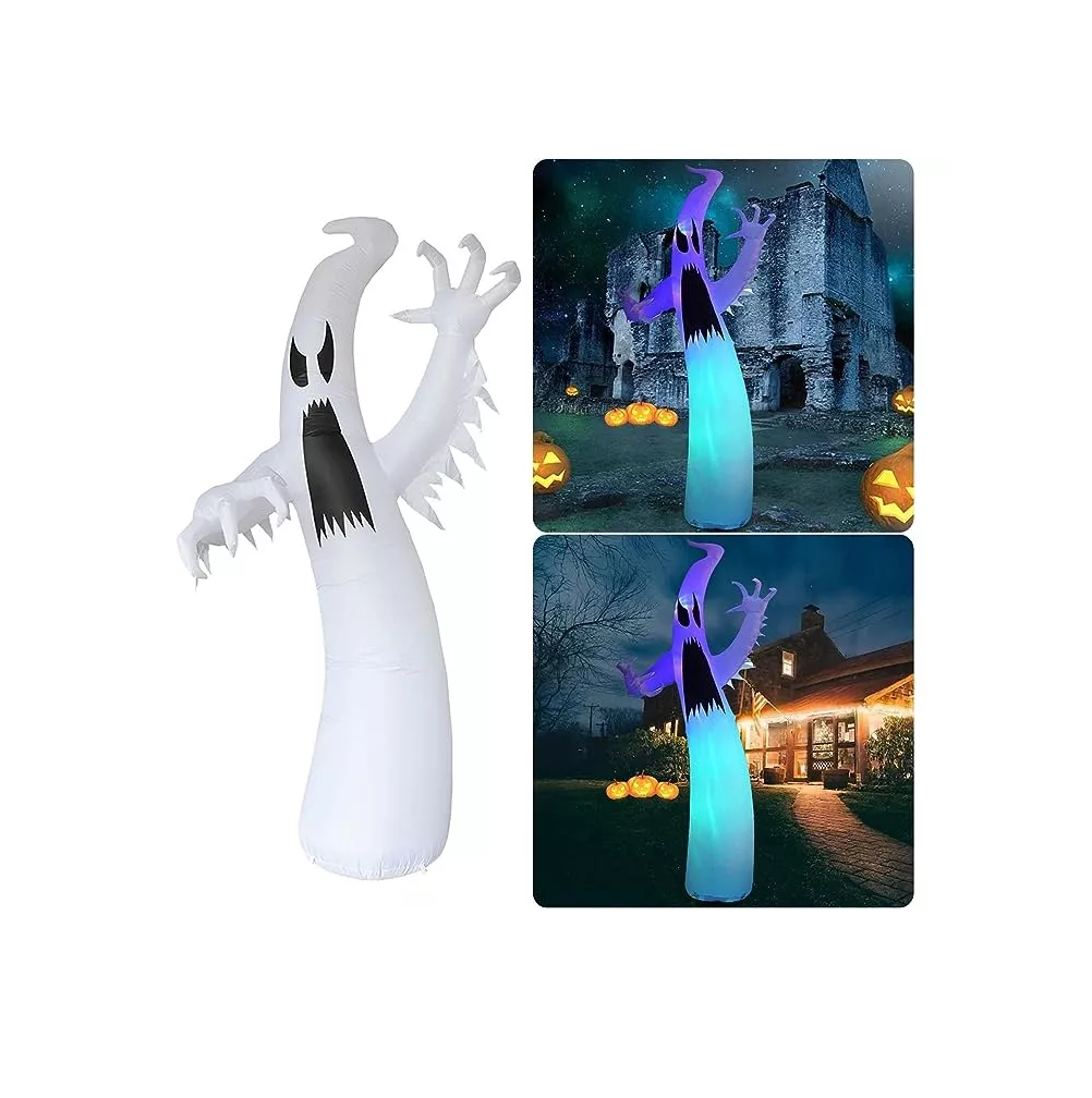 Foto 3 pulgar | Fantasma Inflable BELUG para Halloween 12 Pies y 3/6 M Blanco