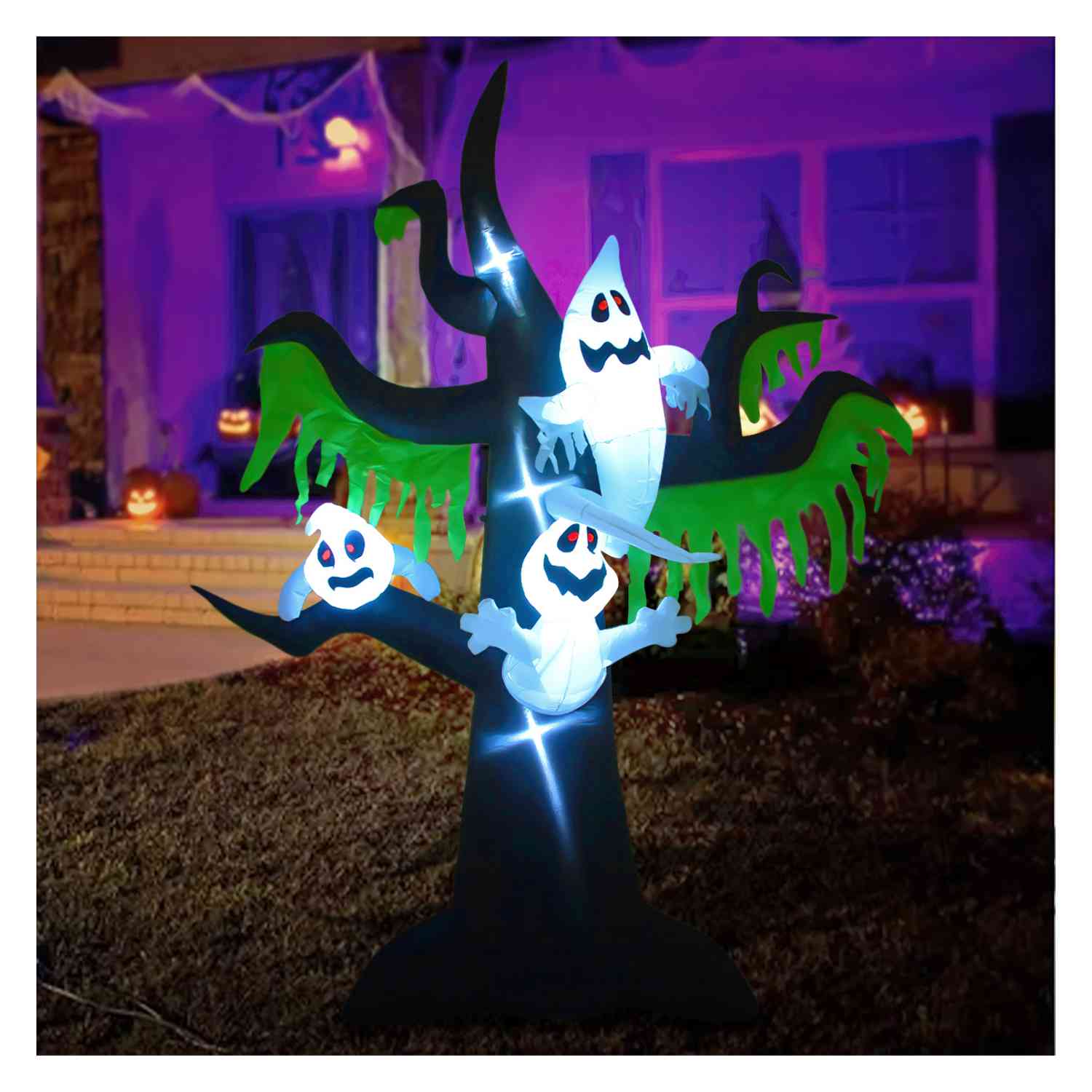 Foto 2 | Inflable Halloween Arbol Fantasmal Led 310 Cm