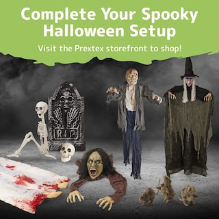 Foto 7 | Pretex Con Forma De Bruja Para Decoración De Halloween, 6 Pies, Con Led Para Ojos Y Boca - Venta Internacional.