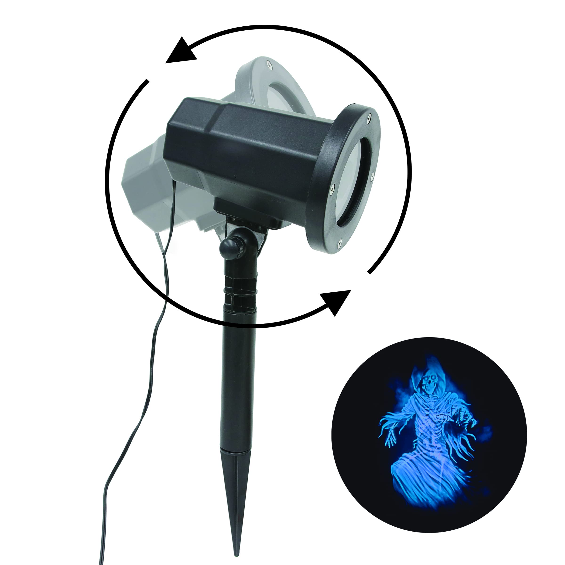 Foto 2 | Proyector De Decoración De Halloween Philips Led Blue Ghost - Venta Internacional.