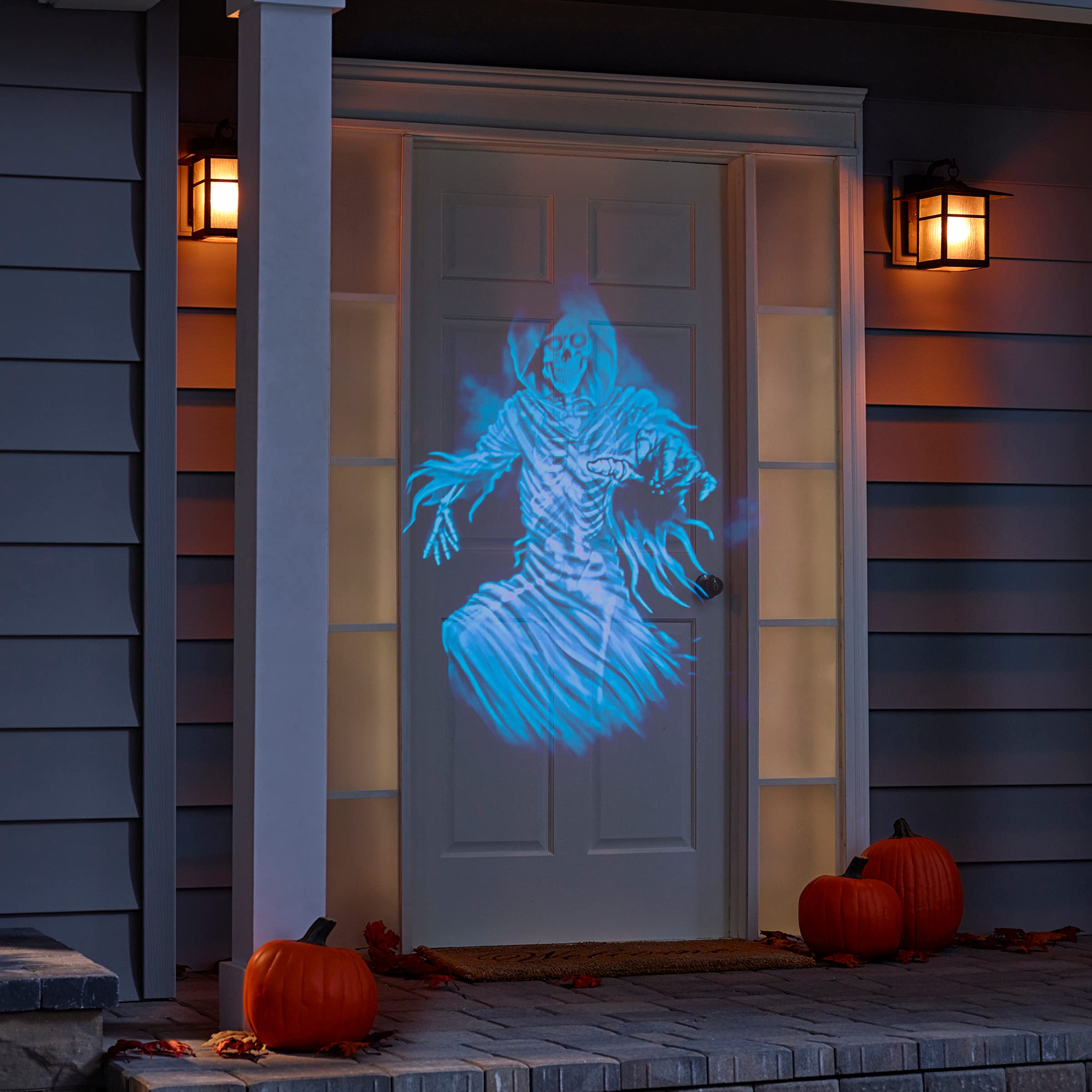 Foto 3 | Proyector De Decoración De Halloween Philips Led Blue Ghost - Venta Internacional.