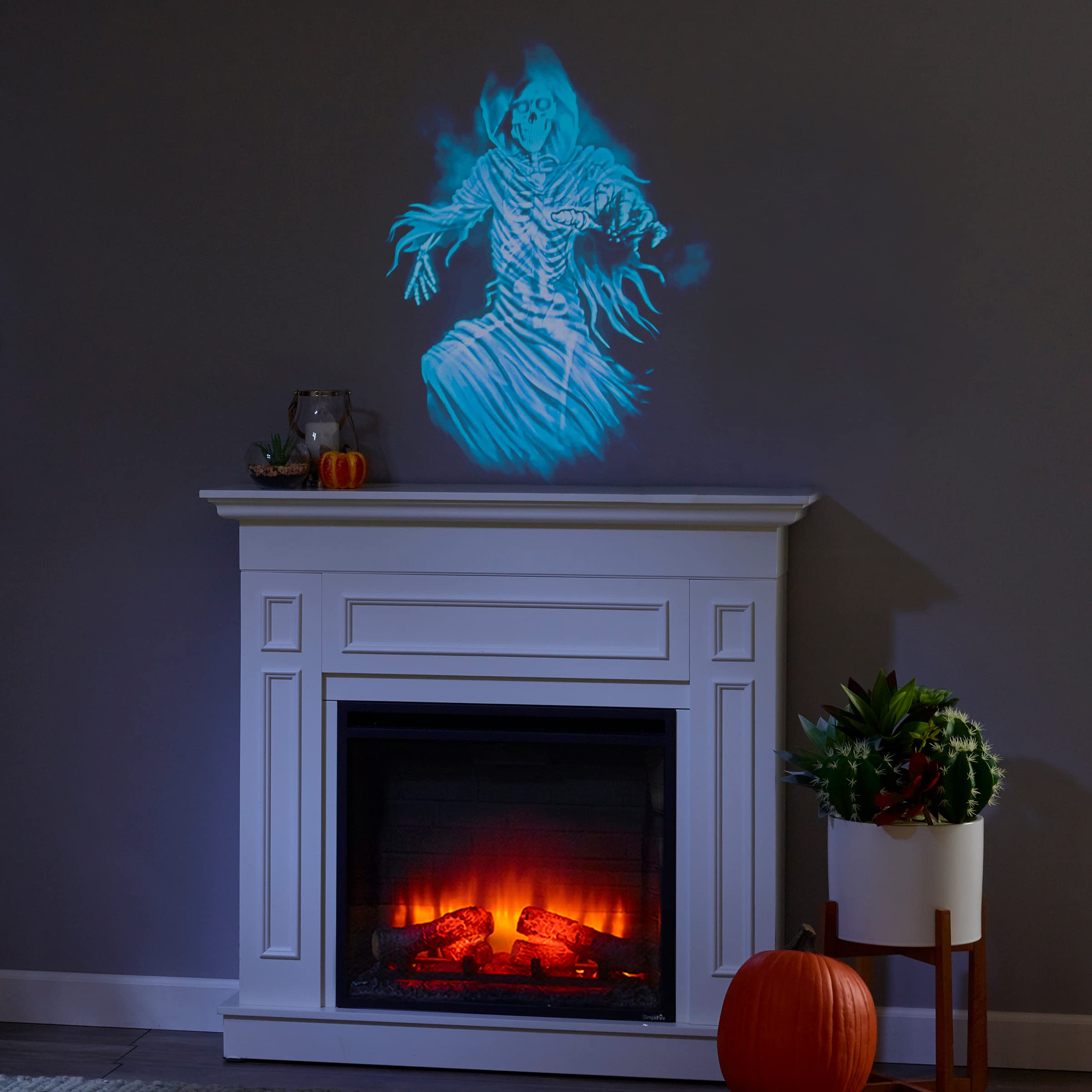 Foto 4 | Proyector De Decoración De Halloween Philips Led Blue Ghost - Venta Internacional.