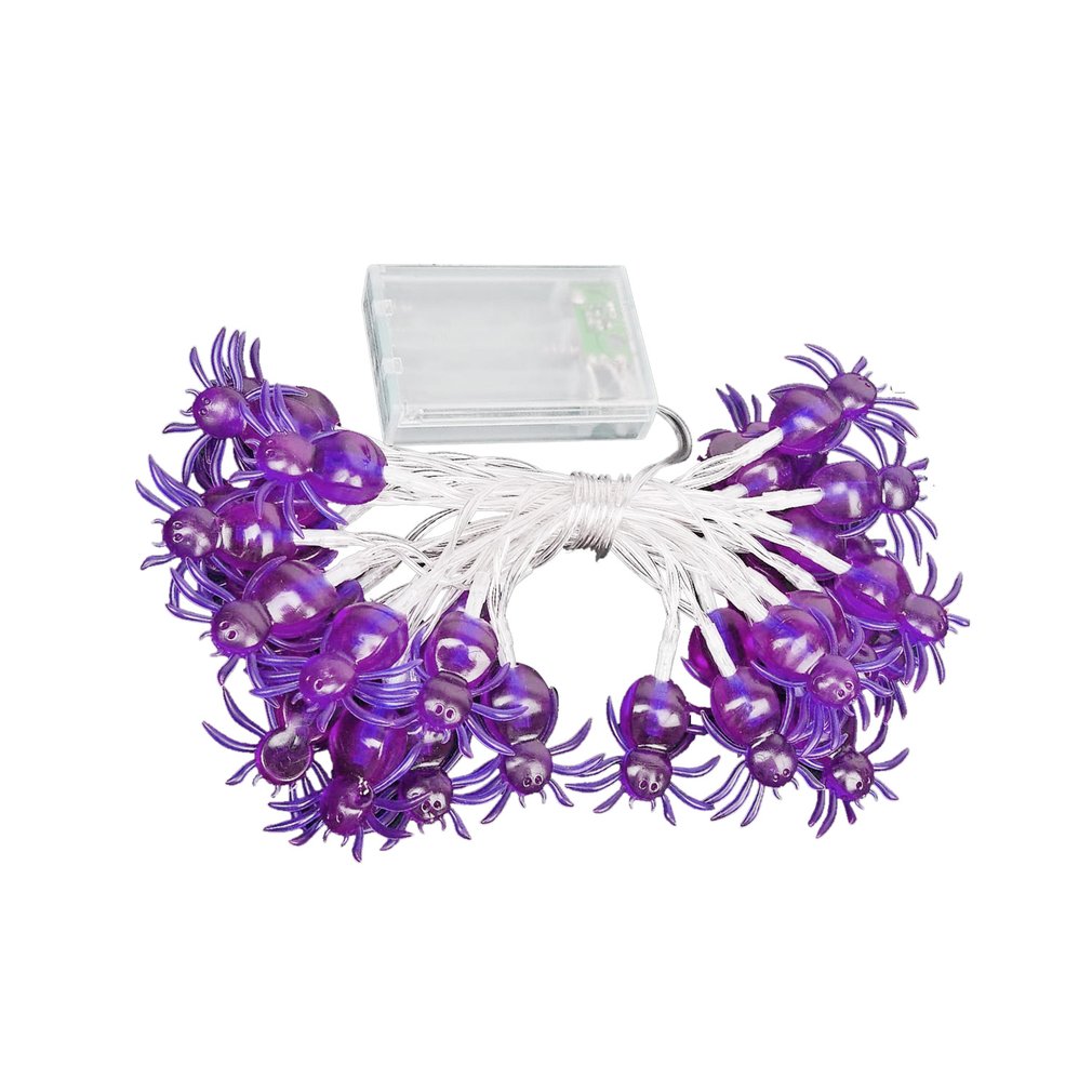 Foto 1 | Cadena De Luces Spider, 30 Luces Led Para Halloween - Venta Internacional.