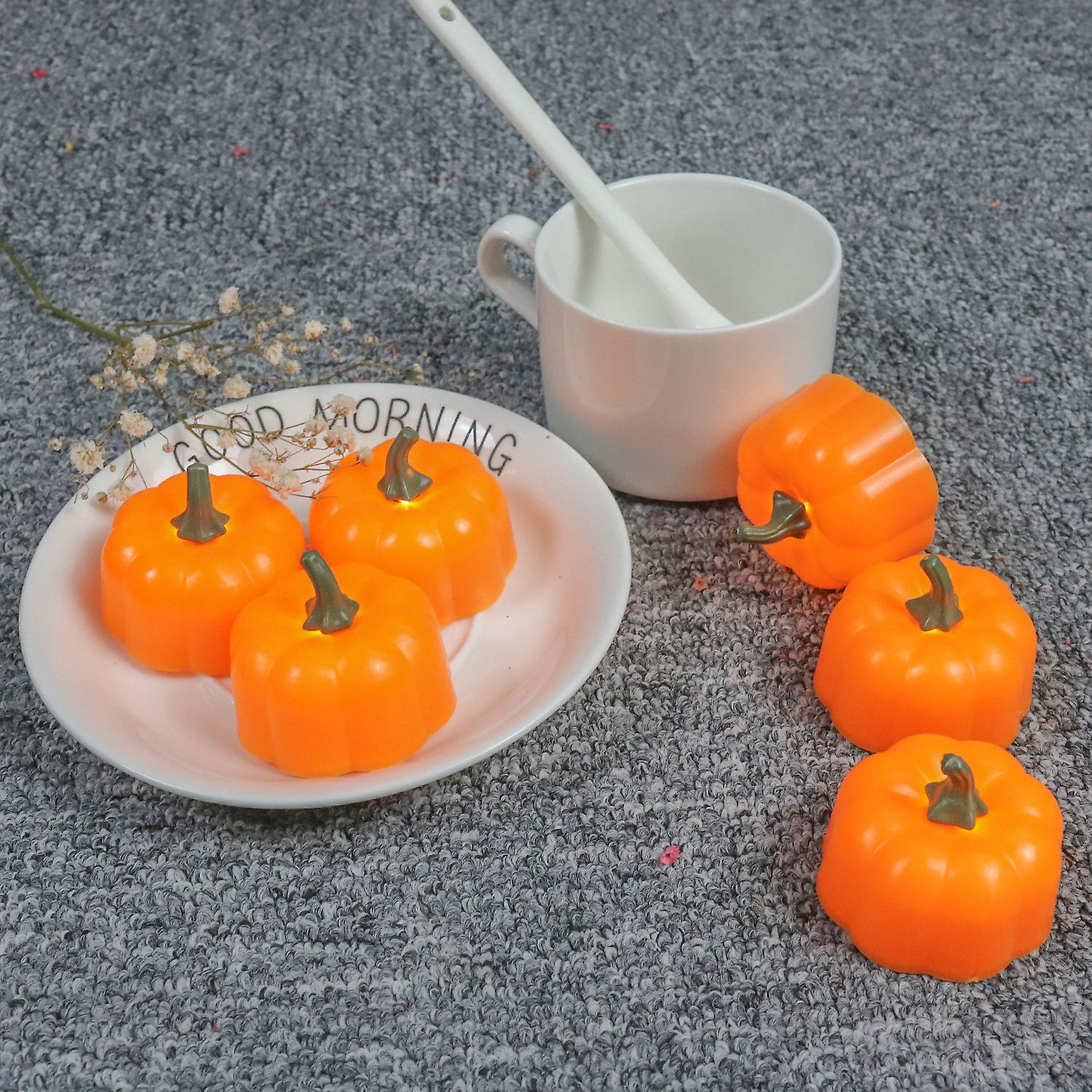 Foto 5 | Lámpara Led Con Forma De Calabaza Huoguo Para Decoración De Fiesta De Halloween (12 Unidades) - Venta Internacional.
