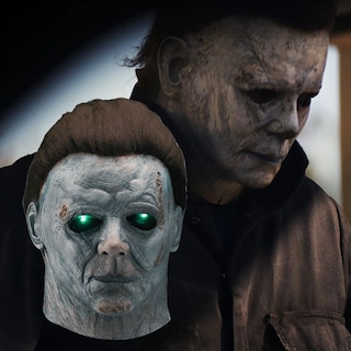 Foto 8 | Kit 5 Máscaras Michael Myers Látex Realista Con Ojos Led 3 Modos Halloween Adulto Baterías Incluidas Talla Universal