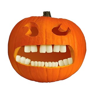 Foto 1 | Kit De Accesorios Para Halloween Con Forma De Calabaza Fun World Buck Teeth - Venta Internacional.