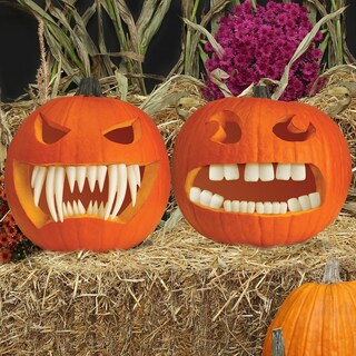 Foto 5 | Kit De Accesorios Para Halloween Con Forma De Calabaza Fun World Buck Teeth - Venta Internacional.