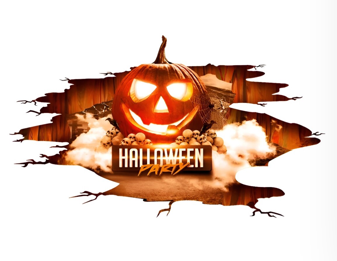 Pegatinas de Calabaza para Decoración Halloween $830