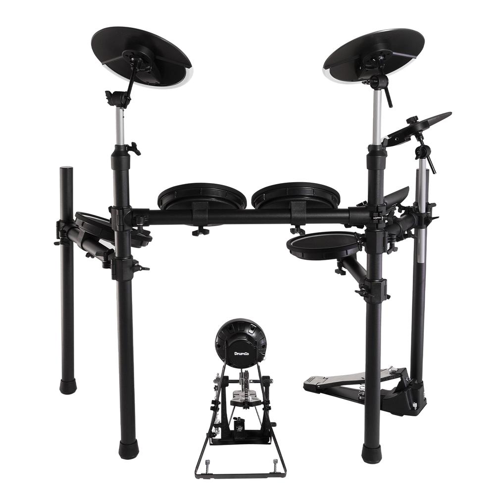 Foto 1 | Set De Batería Electrónica Drumco Copper Ii - Wh Color Blanco De 8 Pz