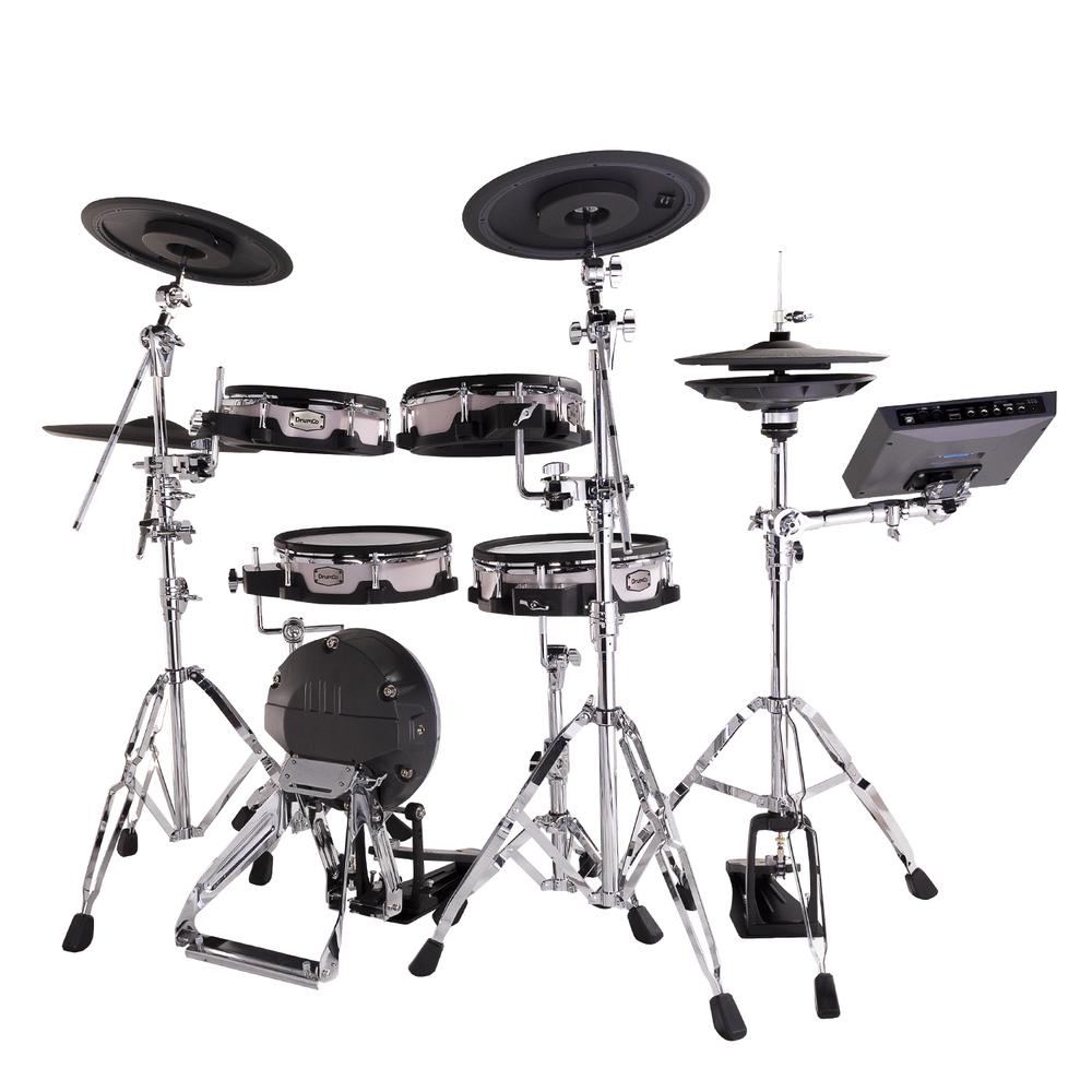 Foto 3 pulgar | Set De Batería Electrónica 9 Pzs Drumco Platinum -  Pk Color Rosa