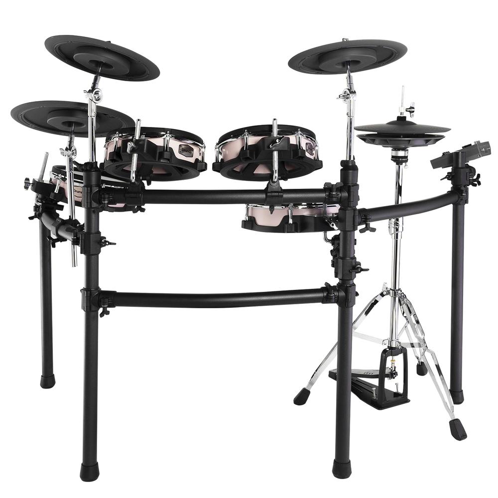 Foto 2 pulgar | Set De Batería Electrónica Drumco Titanium Ii - Pk Color Rosa 9 Pzs