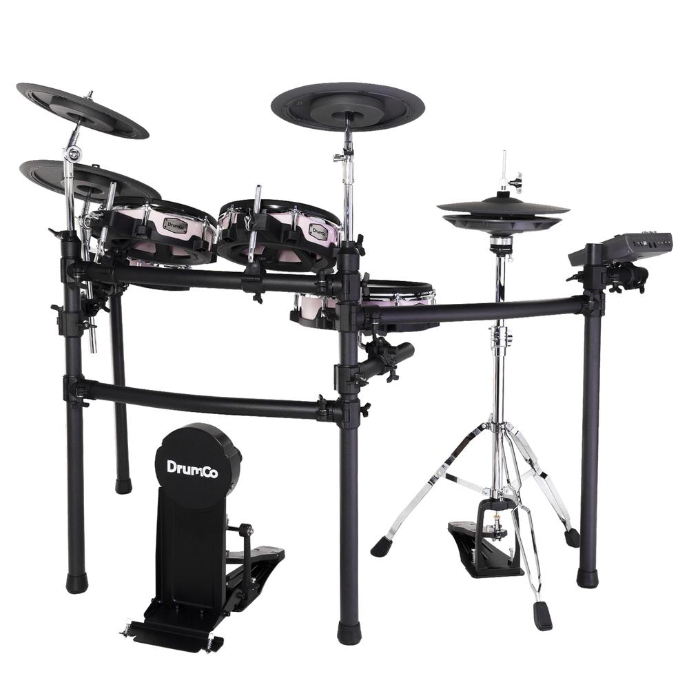 Foto 3 pulgar | Set De Batería Electrónica Drumco Titanium Ii - Pk Color Rosa 9 Pzs