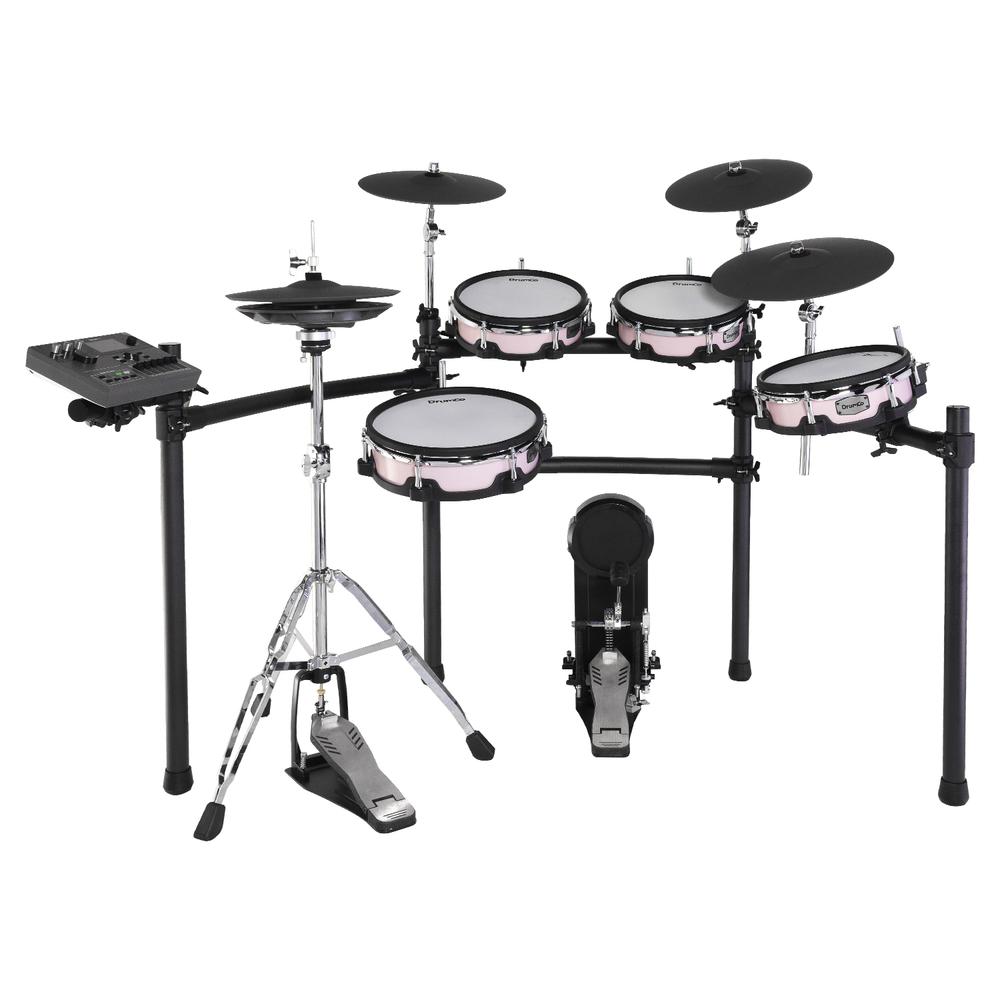 Foto 3 | Set De Batería Electrónica Drumco Titanium Ii - Pk Color Rosa 9 Pzs
