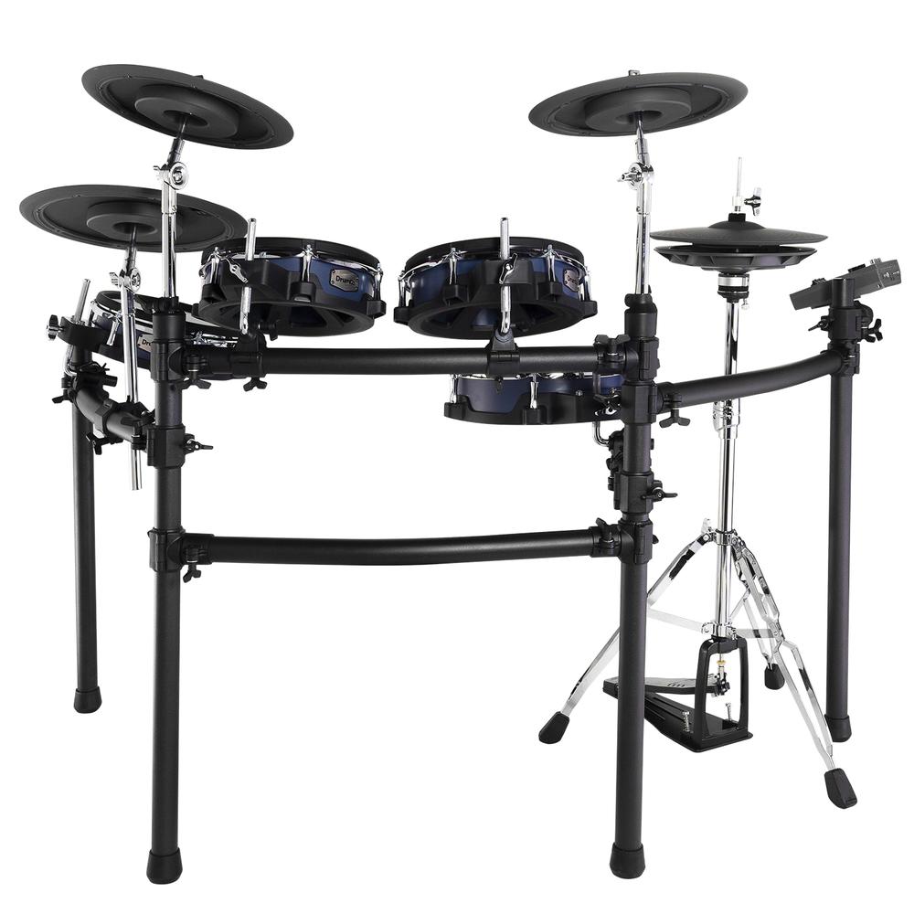 Foto 2 pulgar | Set De Batería Electrónica Drumco Titanium Ii - Bl Color Azul 9 Pzs