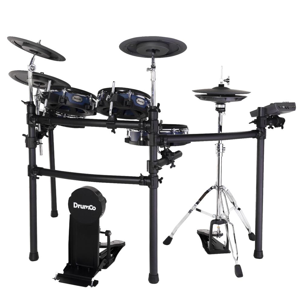 Foto 3 pulgar | Set De Batería Electrónica Drumco Titanium Ii - Bl Color Azul 9 Pzs