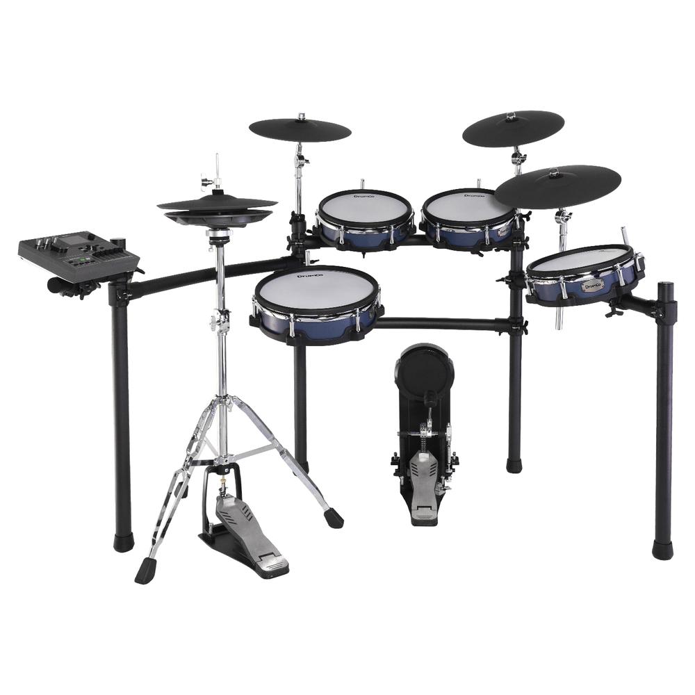 Foto 4 pulgar | Set De Batería Electrónica Drumco Titanium Ii - Bl Color Azul 9 Pzs