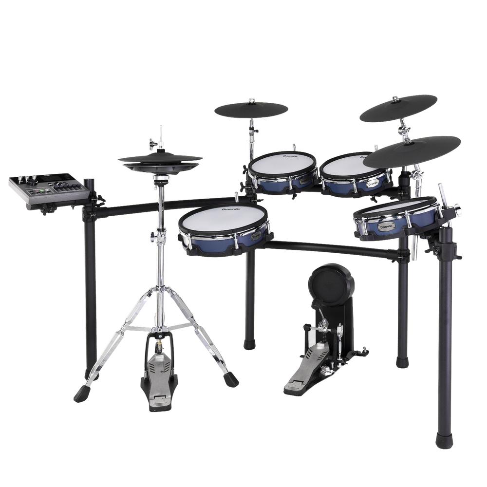 Foto 5 pulgar | Set De Batería Electrónica Drumco Titanium Ii - Bl Color Azul 9 Pzs