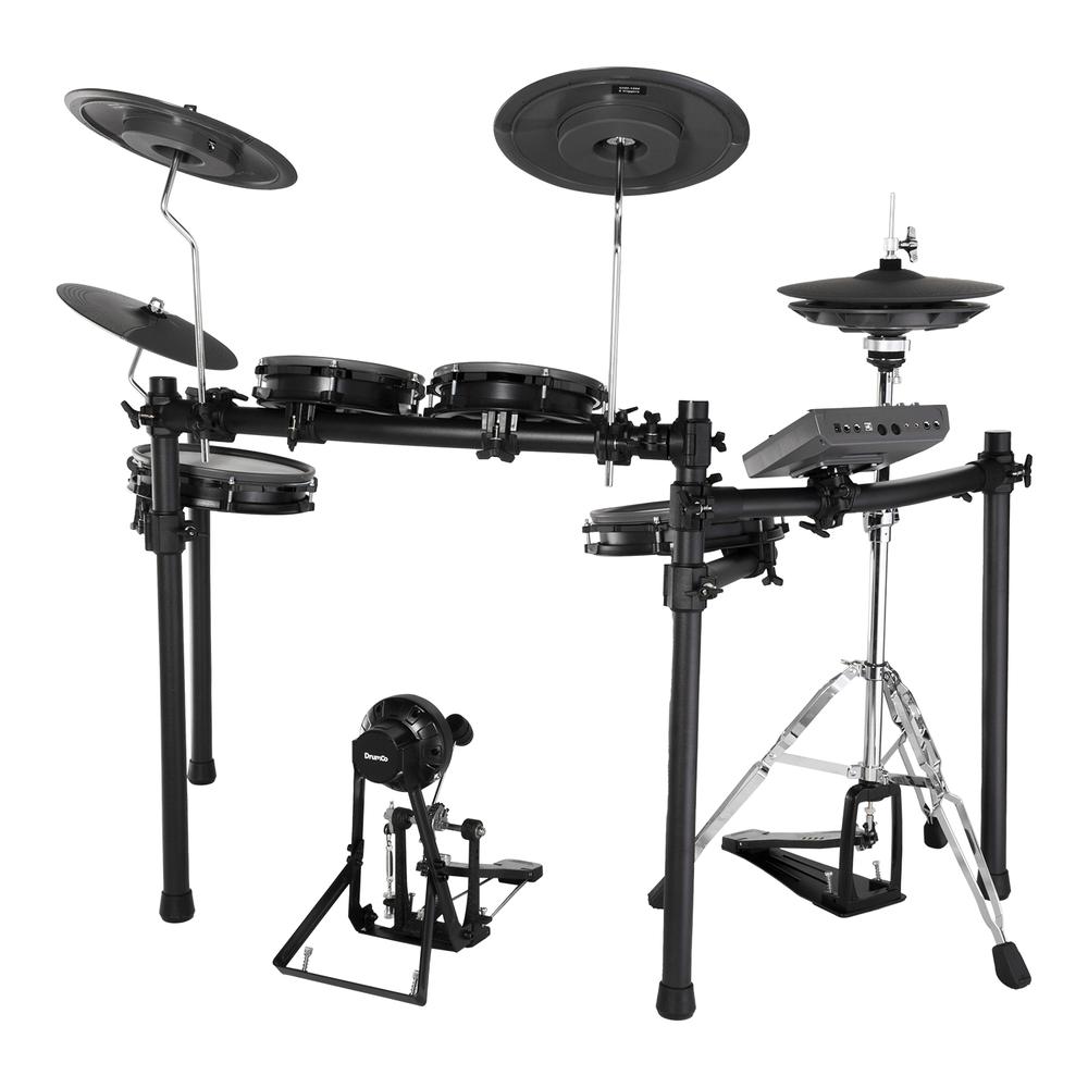 Foto 3 pulgar | Set De Batería Electrónica Drumco Mercury Ii - Bk Pad Pad Negro 9 Pz