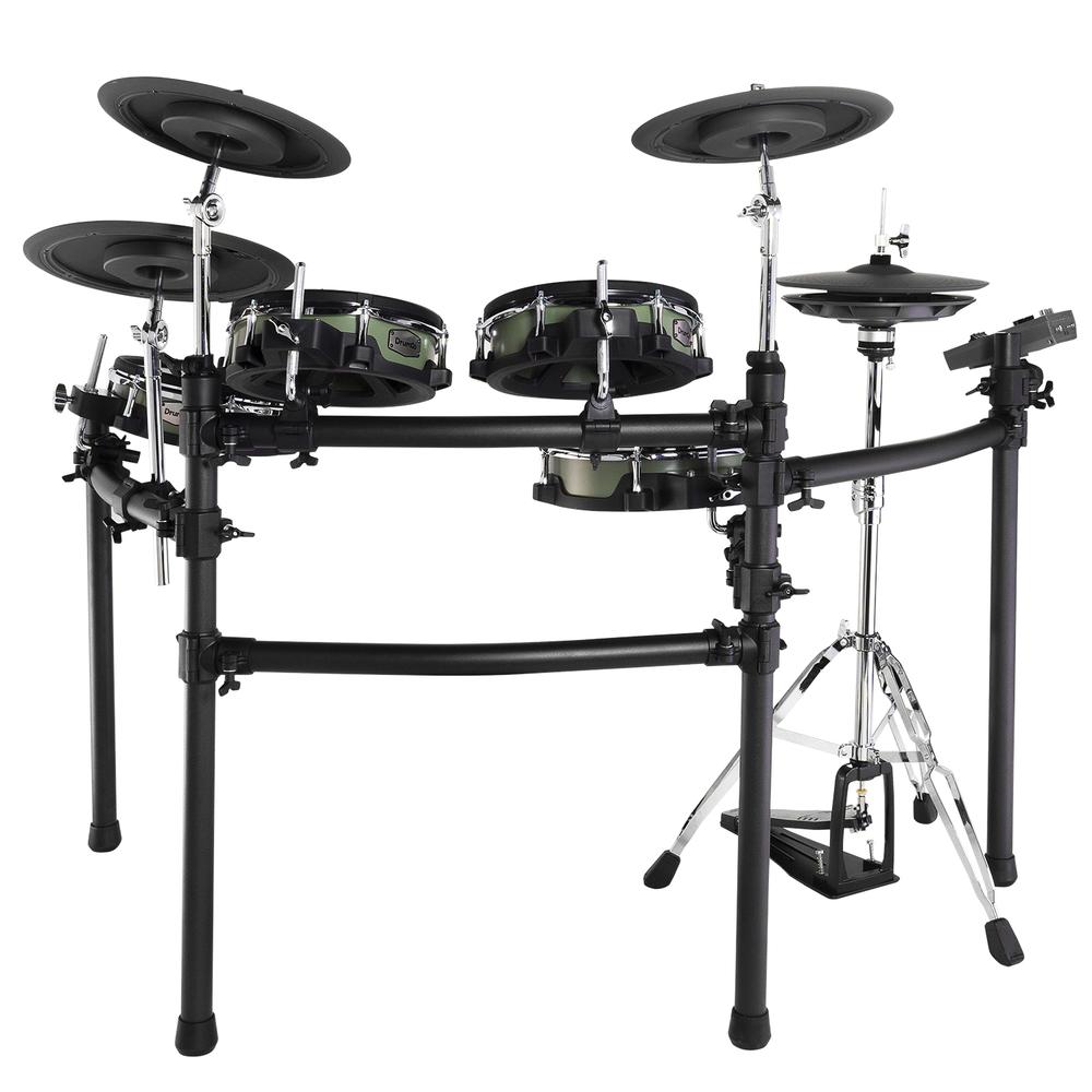 Foto 2 pulgar | Set De Batería Electrónica Drumco Titanium Ii – Gn Color Verde 9 Pzs