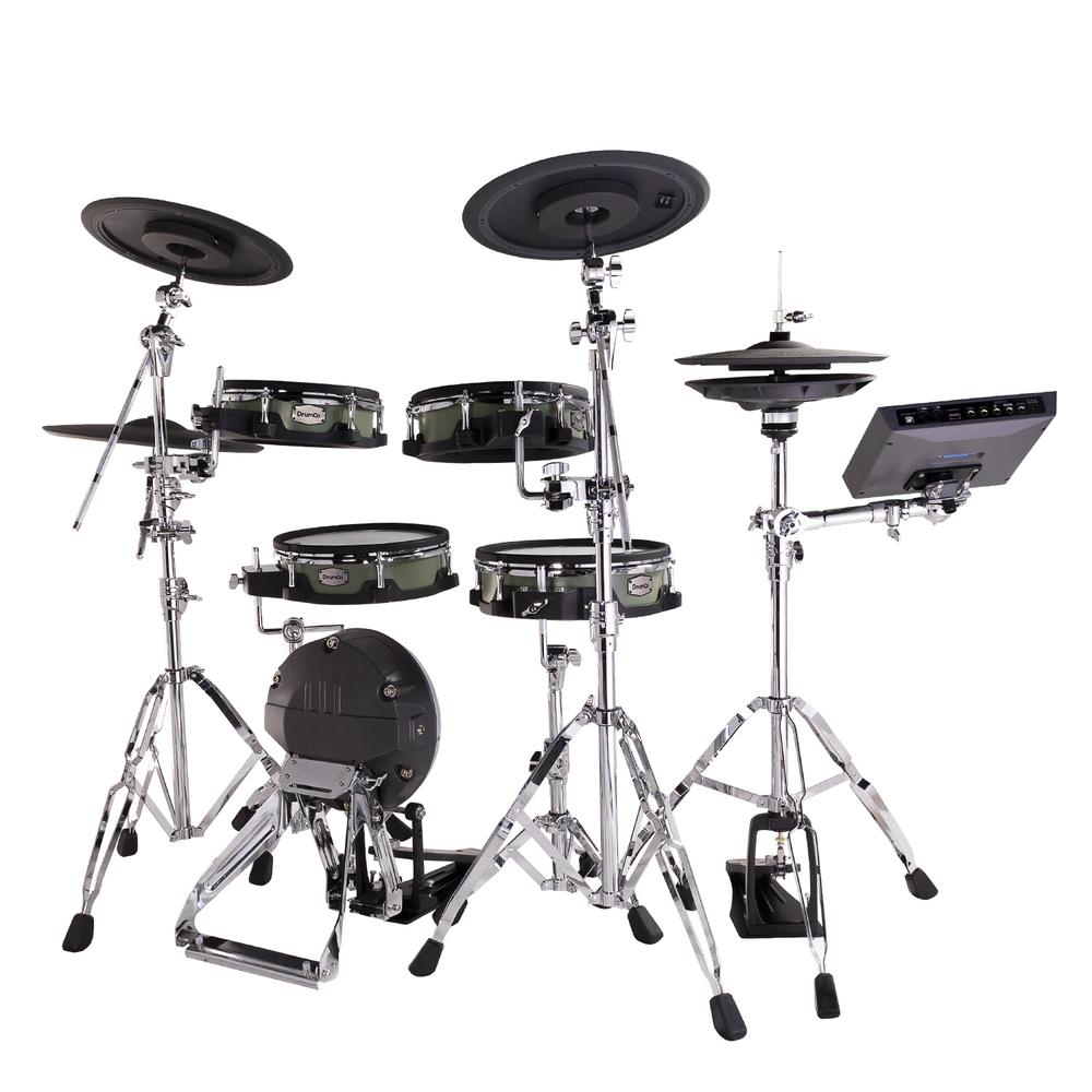 Foto 3 pulgar | Set De Batería Electrónica Drumco Platinum -  Gn Color Verde 9 Pzs