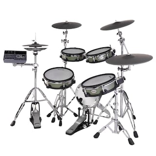 Foto 4 | Set De Batería Electrónica Drumco Platinum - Gn Color Verde 9 Pzs