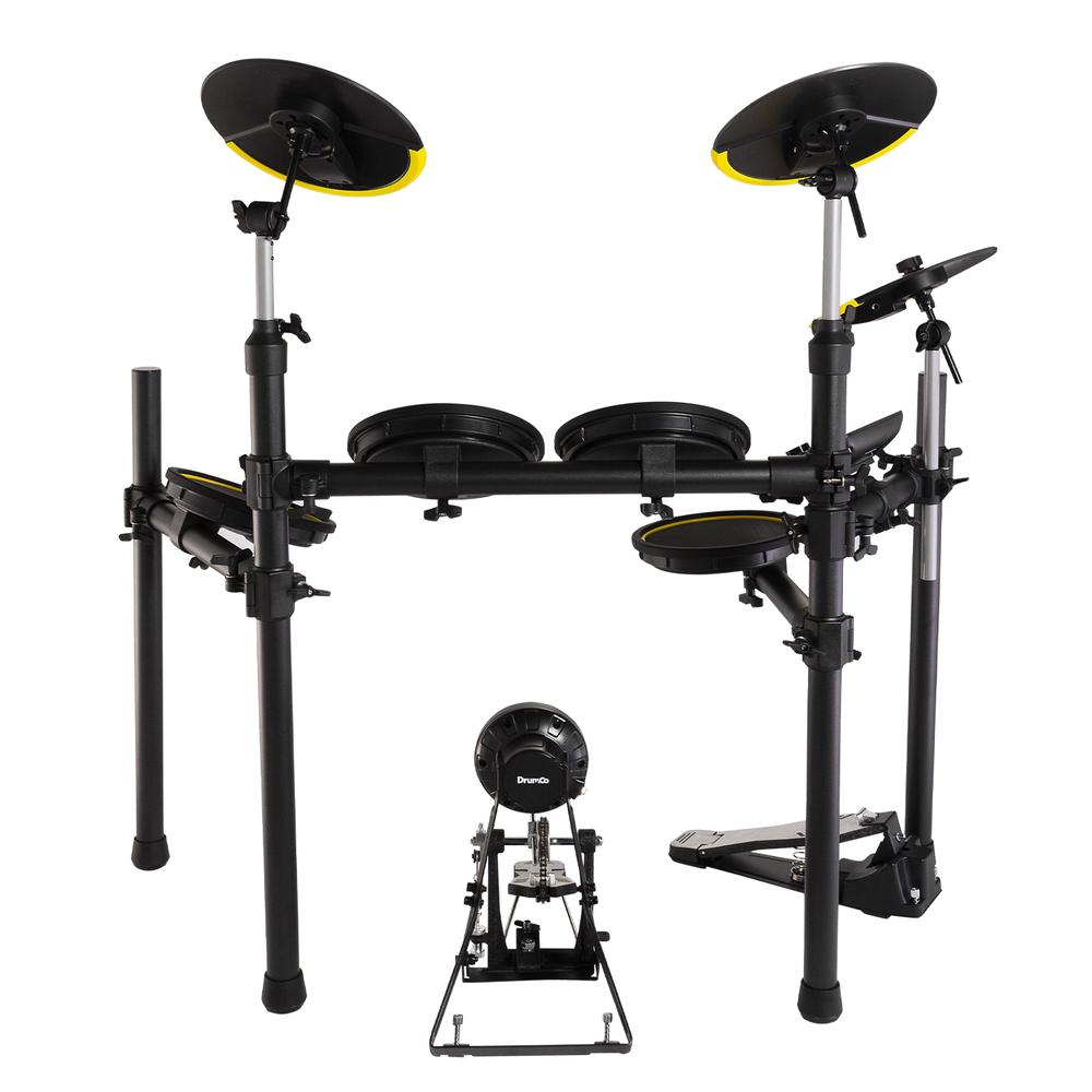 Foto 1 | Set De Batería Electrónica Drumco Copper Ii - Yl Color Amarillo De 8 Piezas