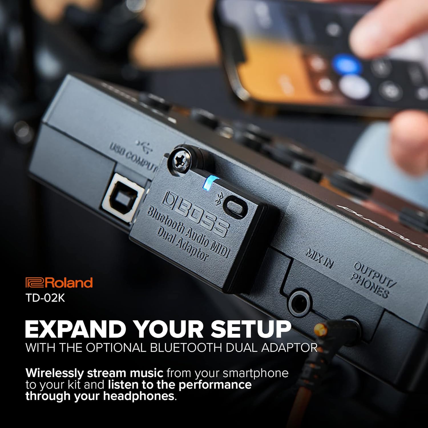 Foto 5 | Batería Electrónica Roland Td02k