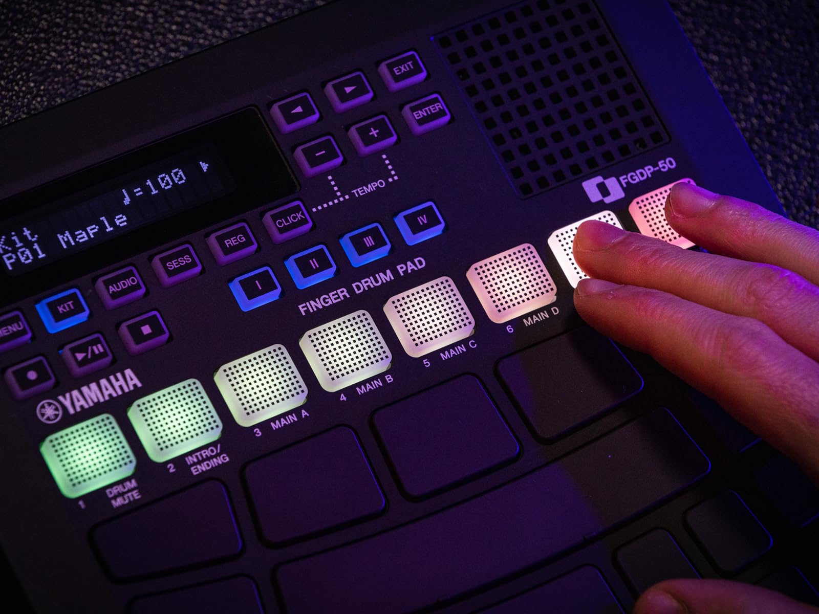 Foto 6 | Finger Drum Pad Yamaha Fgdp-50 Con Altavoz Y Batería Recargable - Venta Internacional.