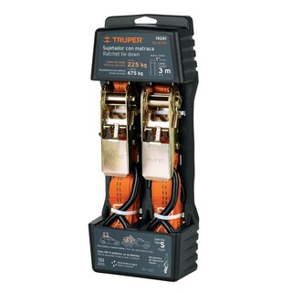 Foto 1 | Truper 2 Pack Sujetadores C/matraca Carga Max 675 Kg Su-675r