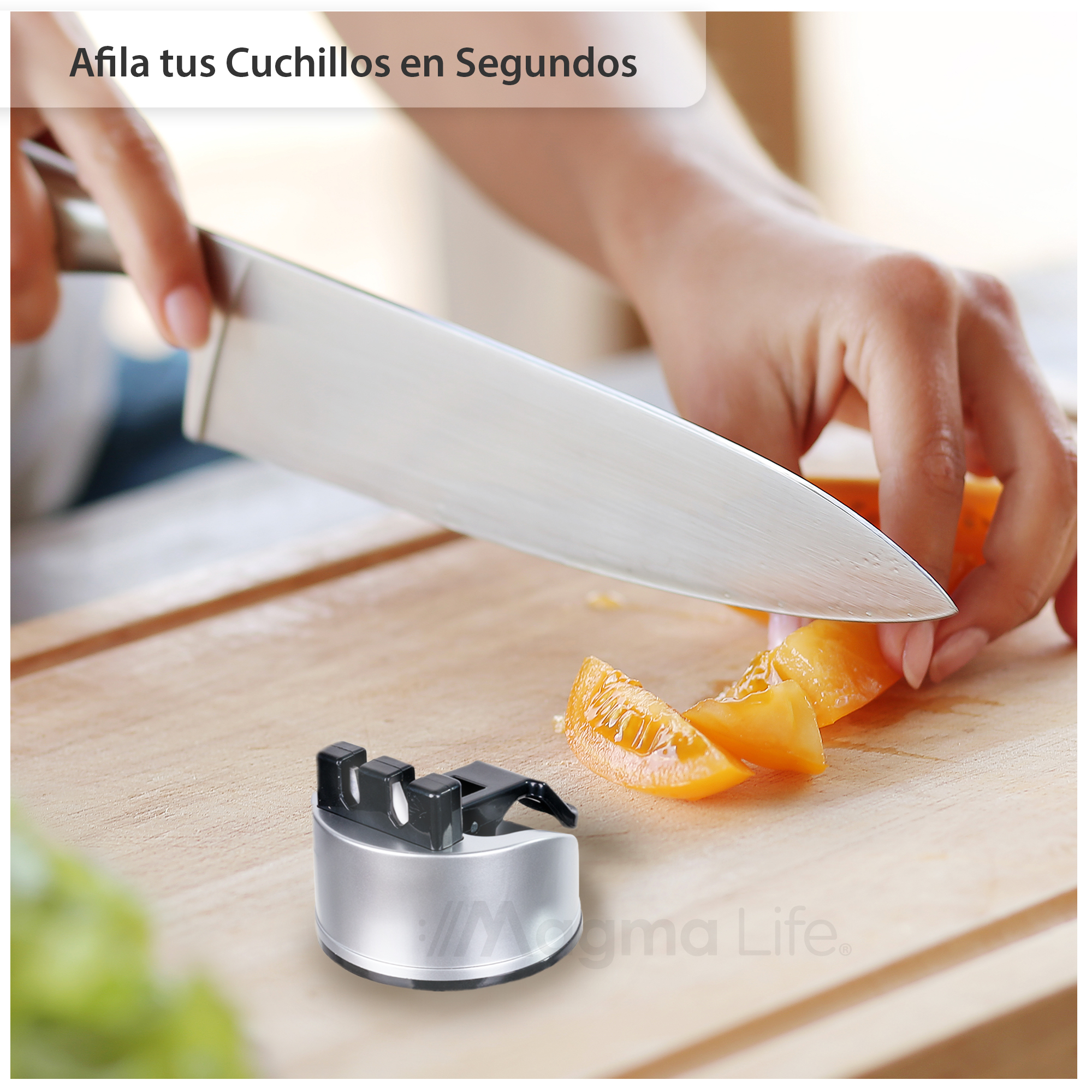 Foto 7 | Afilador de Cuchillos y Tijeras de Cocina Magma Life