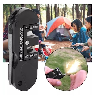 Foto 4 | Afilador de Cuchillos Belug Portátil 2 en 1 Negro