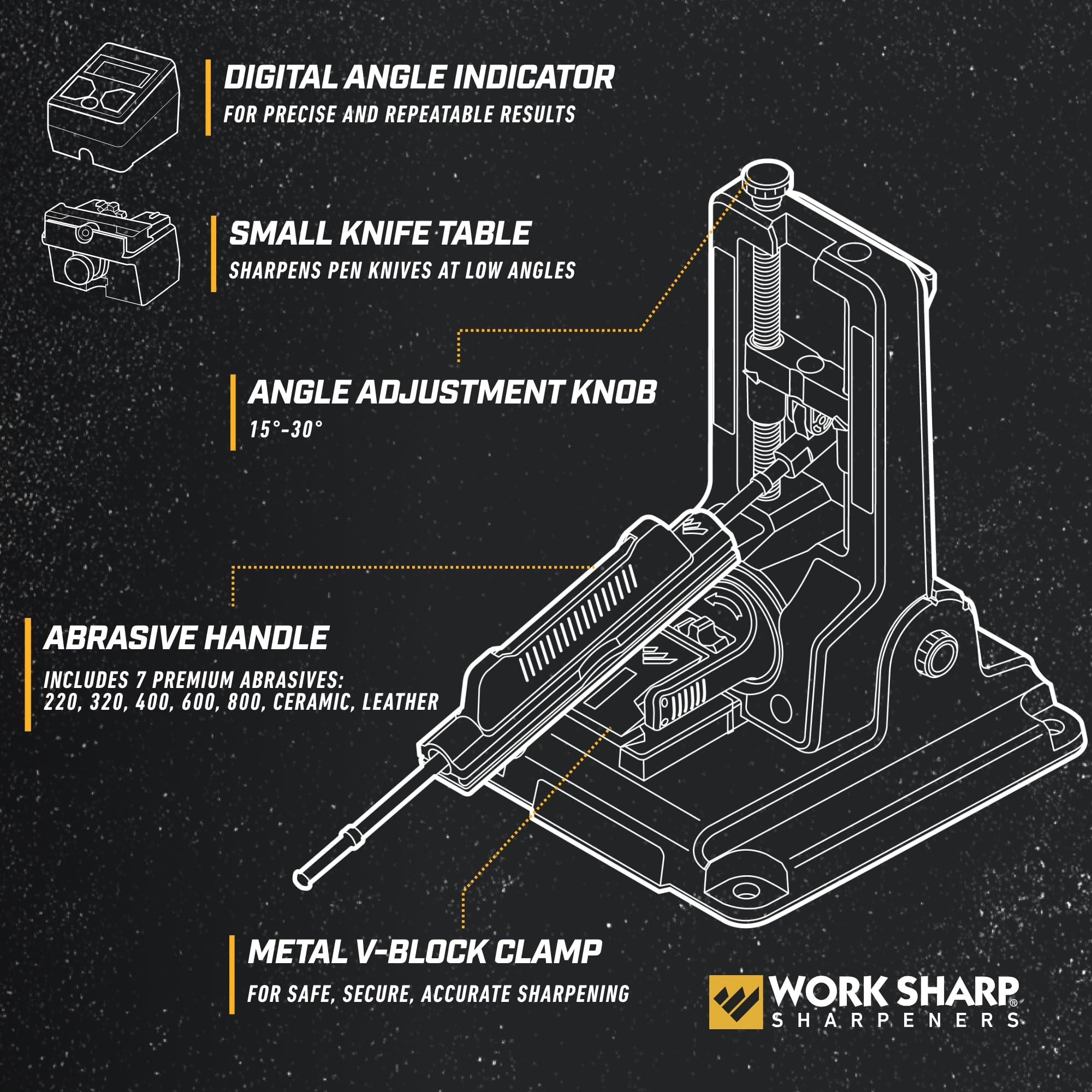 Foto 3 | Afilador De Cuchillos Work Sharp Professional Precision Adjust - Venta Internacional.