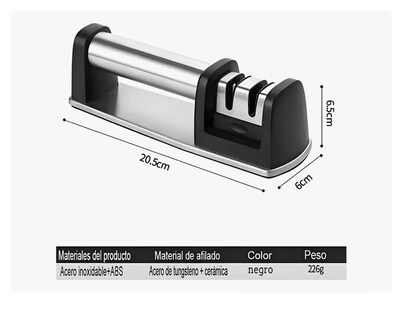 Foto 4 | Afilador De Cuchillos 2 Etapas Cocina Profesional Xtellar
