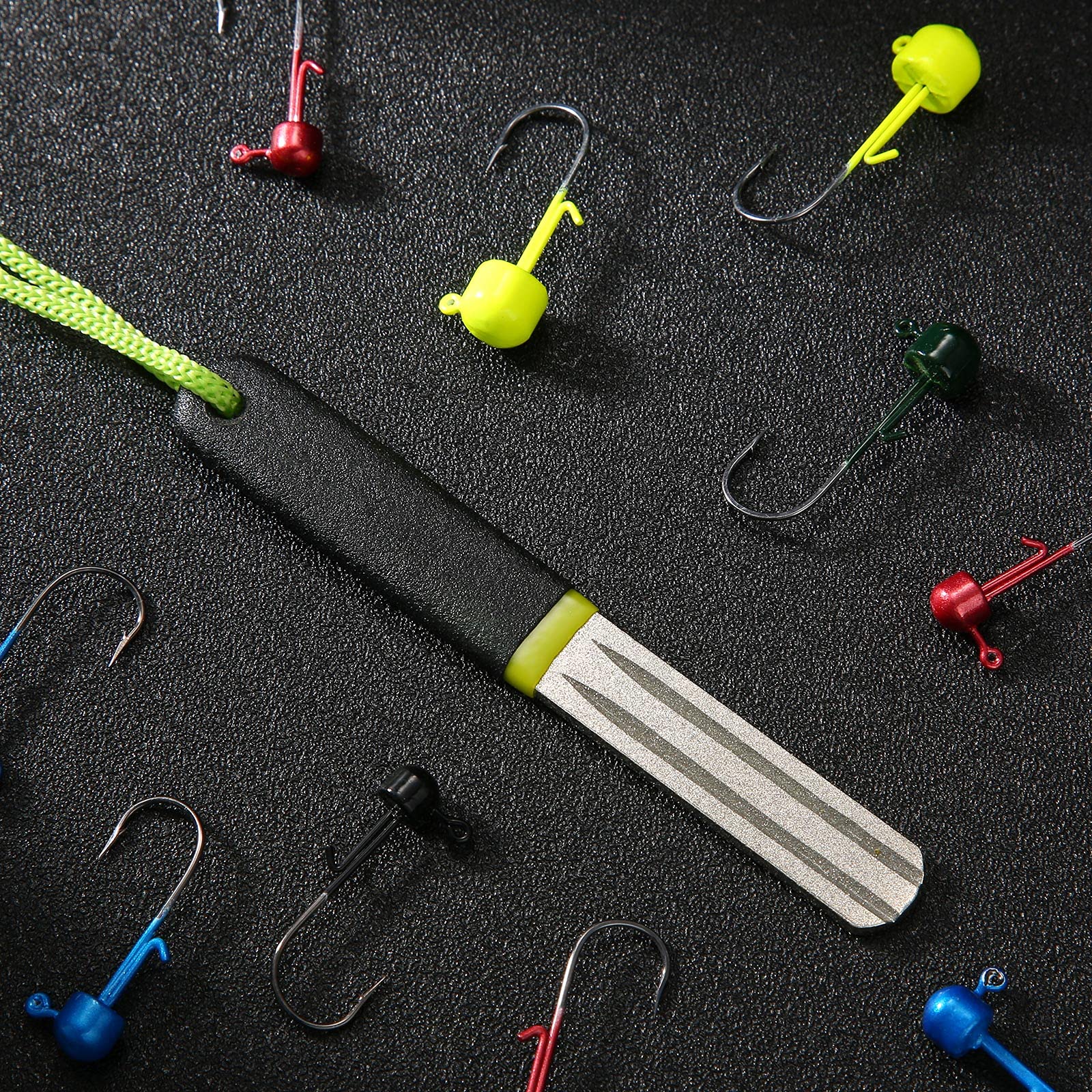 Foto 6 pulgar | Afilador de Anzuelos Skylety Diamond File Fishing 4 Unidades - Venta Internacional