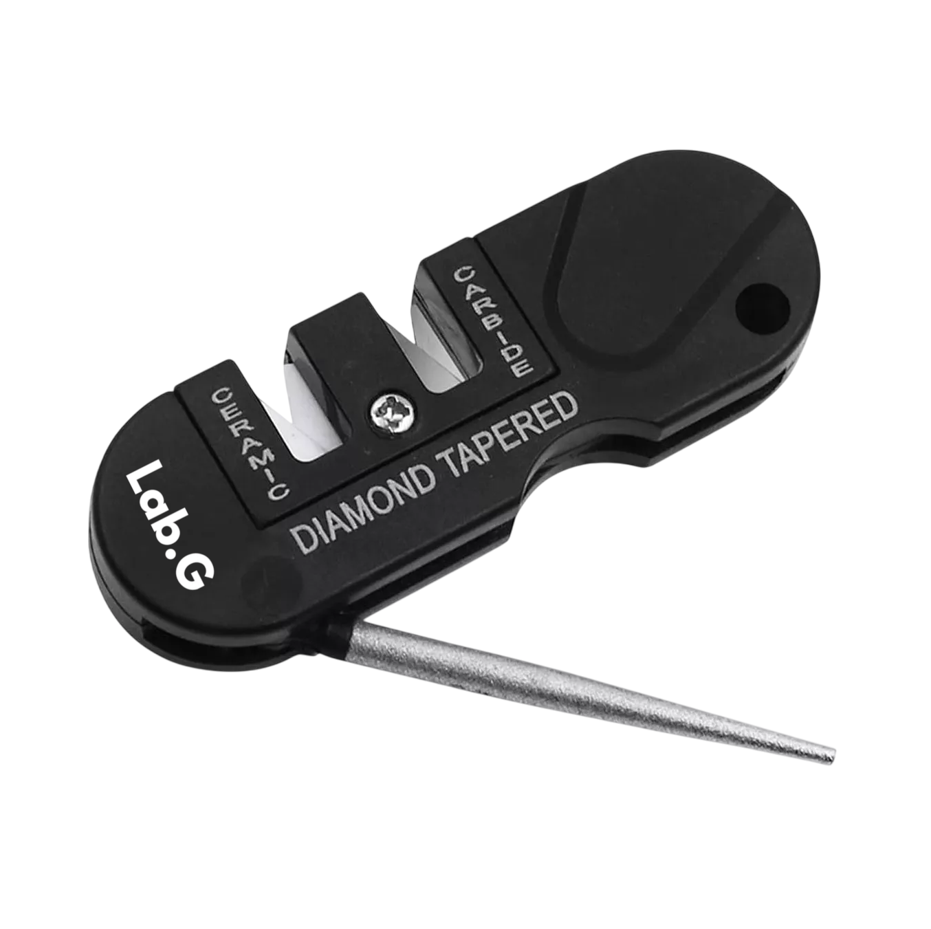 Afilador Cuchillos Profesional Lab.g Cocina Mini Portátil 2 En 1 Negro