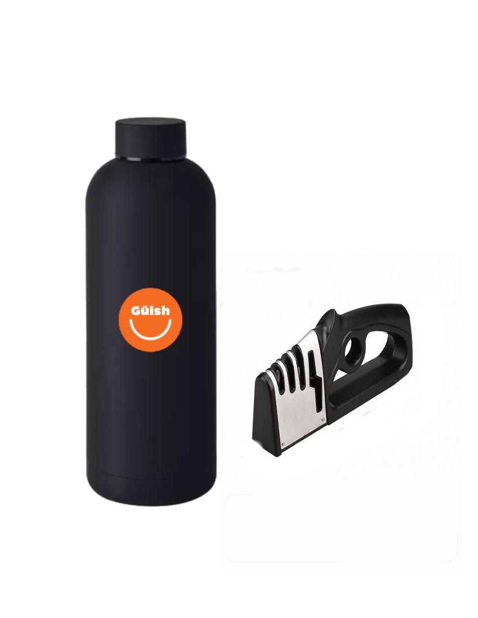 Foto 2 pulgar | Afilador De Cuchillos De Cocina Profesional + Termo Güish Gratis