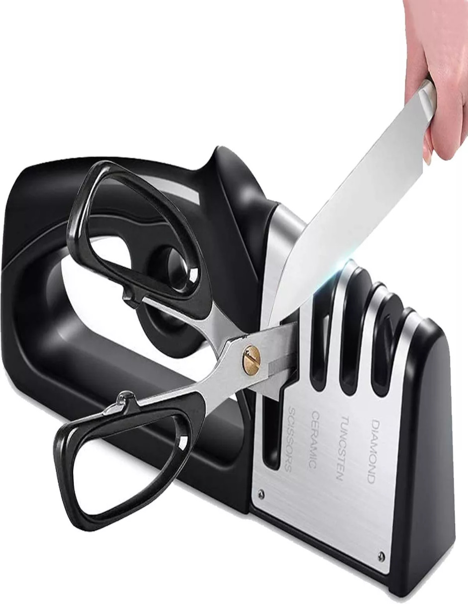Foto 3 pulgar | Afilador De Cuchillos De Cocina Profesional + Termo Güish Gratis