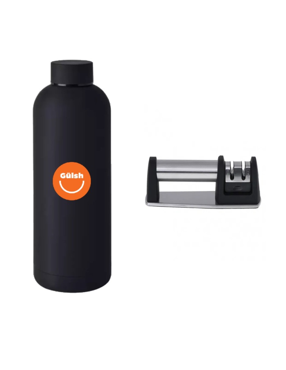 Afilador De Cuchillos + Termo Güish Gratis