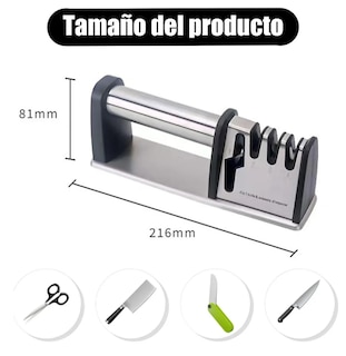Foto 2 | Afilador Xtellar De Cuchillos De Cocina, Afilador Y Tijeras, 4 En 1